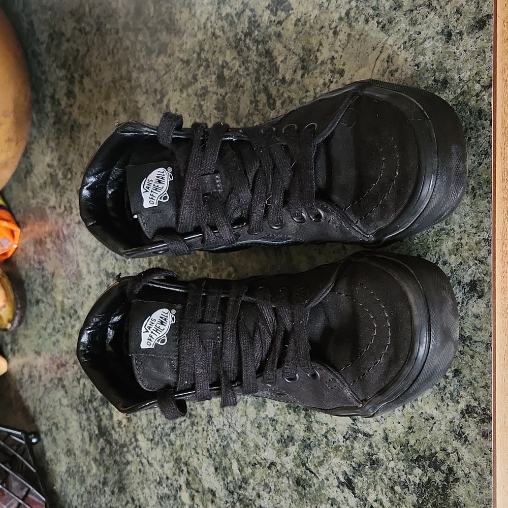 Kids block high top vans size 3.5